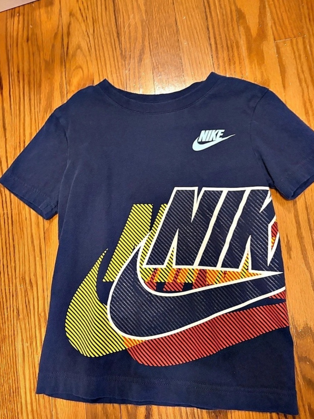 Nike The Nike Tee Allover Swoosh Graphic Toddler T-Shirt